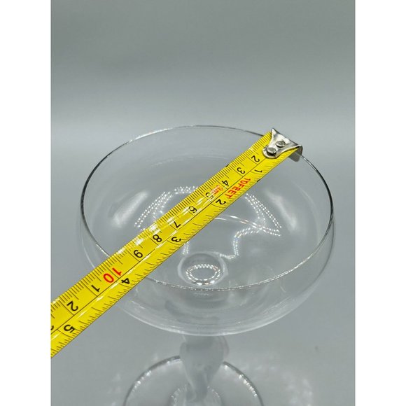 Vintage Bacchus Frosted Champagne Sherbet Glass By France 1 Pc Replacement Glass - Picture 11 of 11